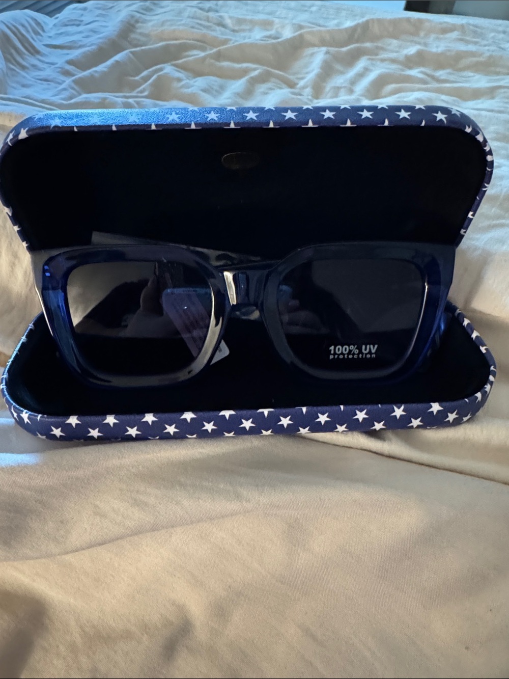 Maurices Dark Blue Square Sunglasses